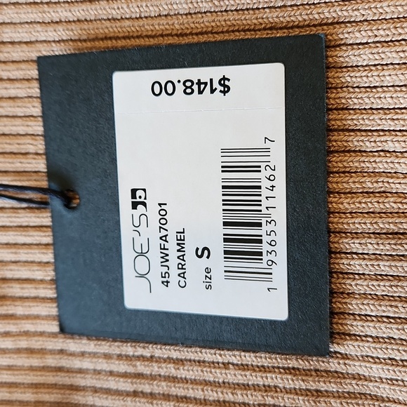 Joe's ribbed tan sweater new with tags size small - Picture 6 of 6